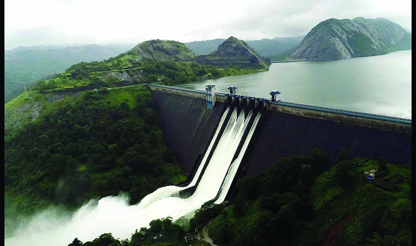 Idukki (Kerala): A view of the Idukki dam on Aug. 10, 2018. (Photo: IANS)