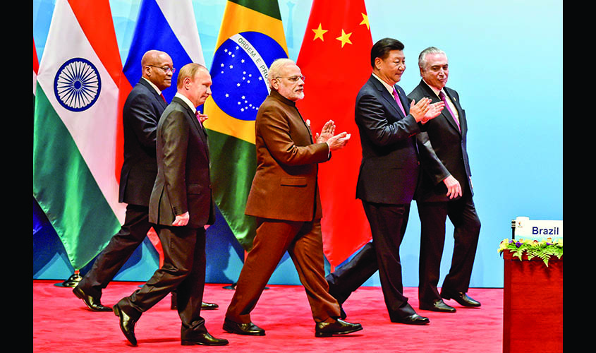 BRICS leaders attend the BRICS summit in Xiamen, China