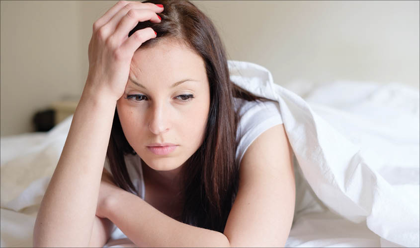 Most women, over 90%, say they get some premenstrual symptoms, such as bloating, headaches, back aches and anxiety.