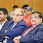 Dr S. Rajesh, Director Health, NITI Aayog; Dr Vijay Kher, Chairman, Nephrology and Urology, Medanta; and Dr D.S. Rana, Chairman, Nephrology, Sir Ganga Ram Hospital.
