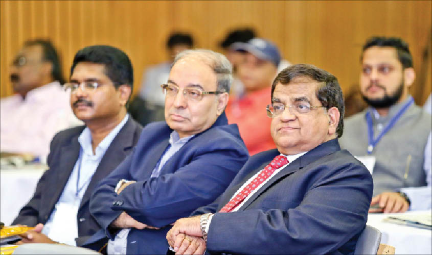 Dr S. Rajesh, Director Health, NITI Aayog; Dr Vijay Kher, Chairman, Nephrology and Urology, Medanta; and Dr D.S. Rana, Chairman, Nephrology, Sir Ganga Ram Hospital.
