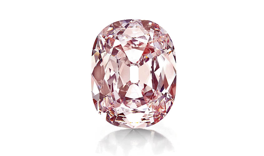 In an undated image provided by Christie’s, the Princie Diamond that was cut from a mine in India several centuries ago.