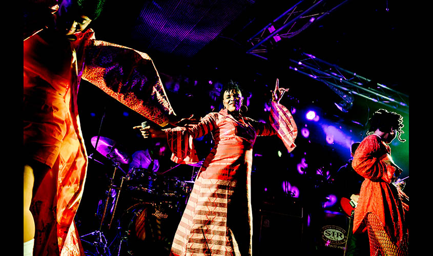 Les Amazones d’Afrique, an alliance of West African singers, perform during Globalfest at the Copacabana in New York, Jan. 12, 2020. (Nina Westervelt/The New York Times)