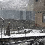 Baramulla in the Union Territory of Jammu and Kashmir receives fresh snowfall, on Dec 13, 2019. (Photo: IANS)