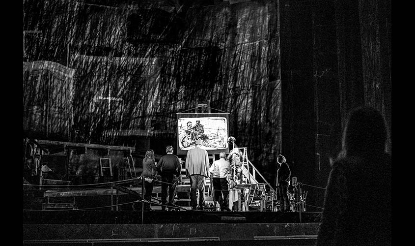 A rehearsal for