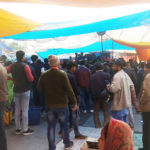 New Delhi: A group of protesters who ended their demonstration against the Citizenship Amendment Act (CAA) 2019 at Shaheen Bagh in Delhi on Jan 2, 2020. (Photo: IANS)