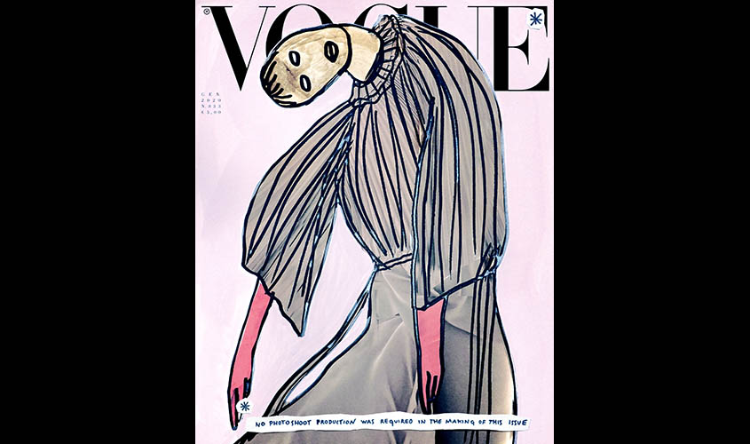 A Vogue Italia cover by Vanessa Beecroft. (via Vogue Italia via The New York Times)