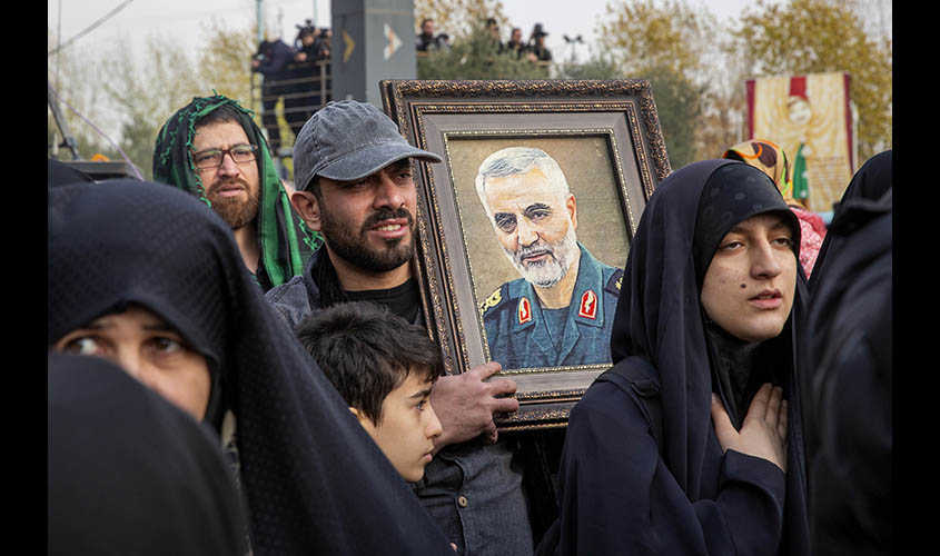 IRAN-TEHRAN-QASEM SOLEIMANI-PROTEST