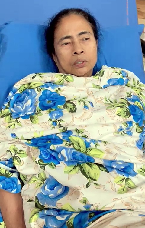 CM Mamata Banerjee speaks at SSKM Hospital after getting injured at Nandigram