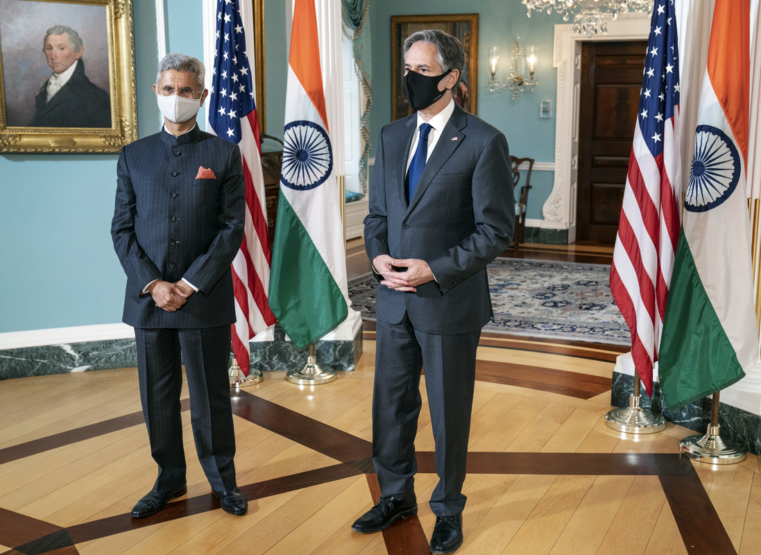 External Affairs Minister Dr. S. Jaishankar meets 71st Secretary of State Antony Blinken