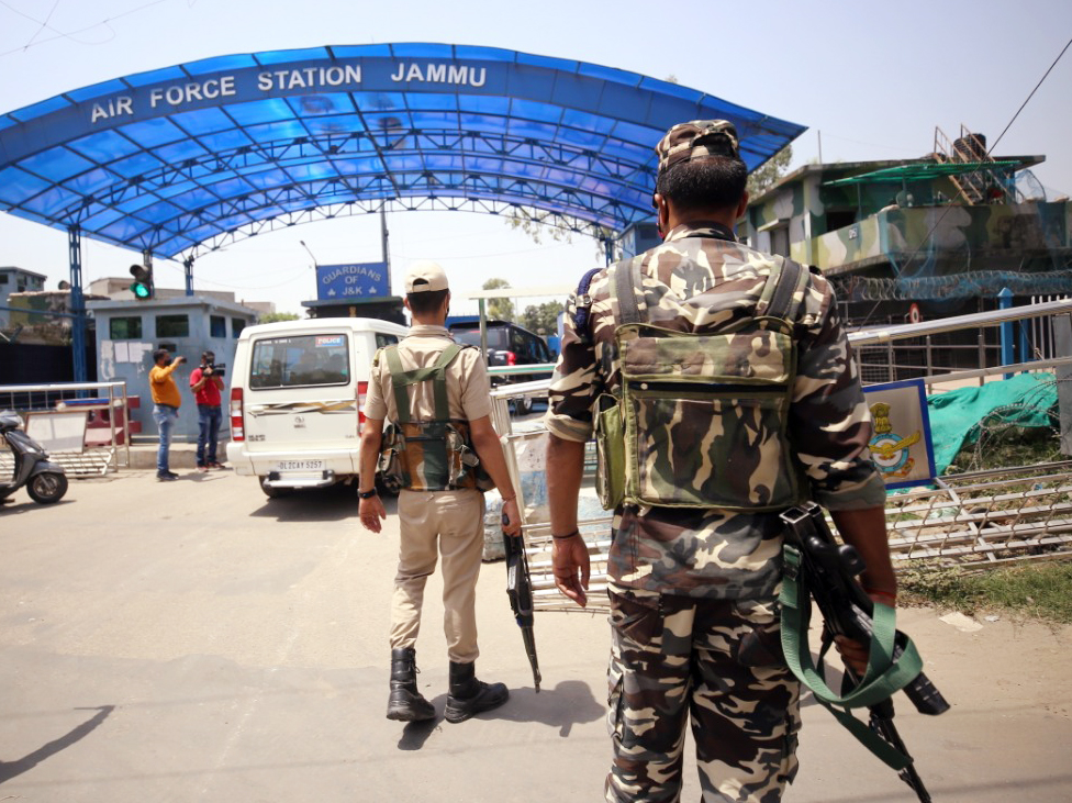 NIA team arrives at Jammu Air Force Station to investigate the recent drone blasts