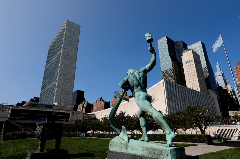 75th annual United Nations General Assembly to be held mostly virtually due to the coronavirus disease (COVID-19) pandemic in New York