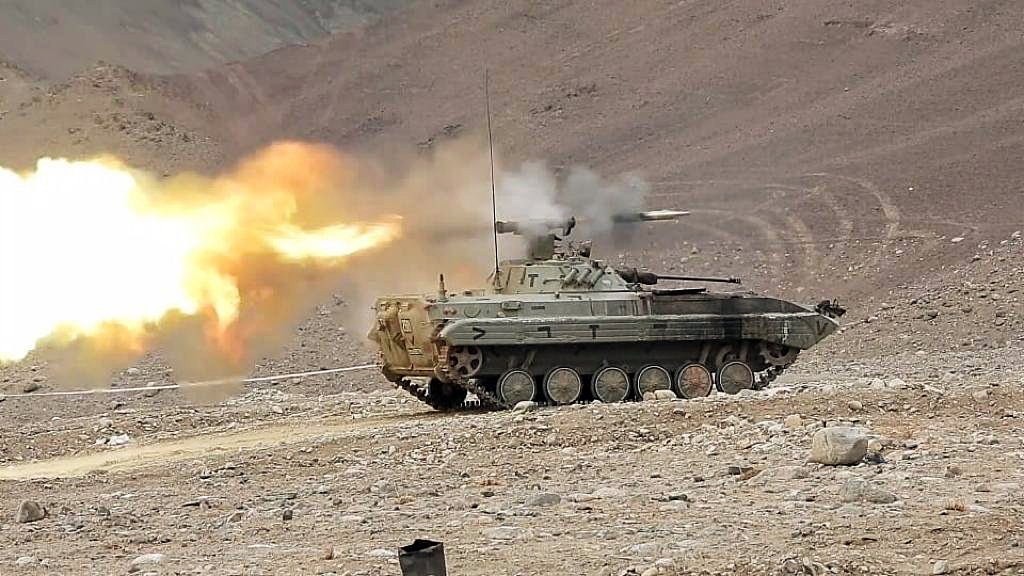 Operational preparedness of Snow Leopard Brigade through Integrated Manoeuvre and Live Fire Exercise underway