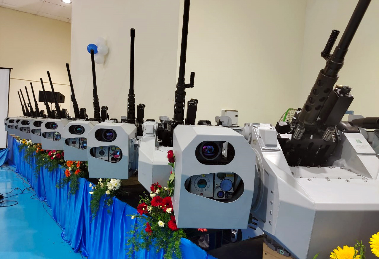 Ordnance Factory handed over 25 12.7mm heavy machine guns to defence forces