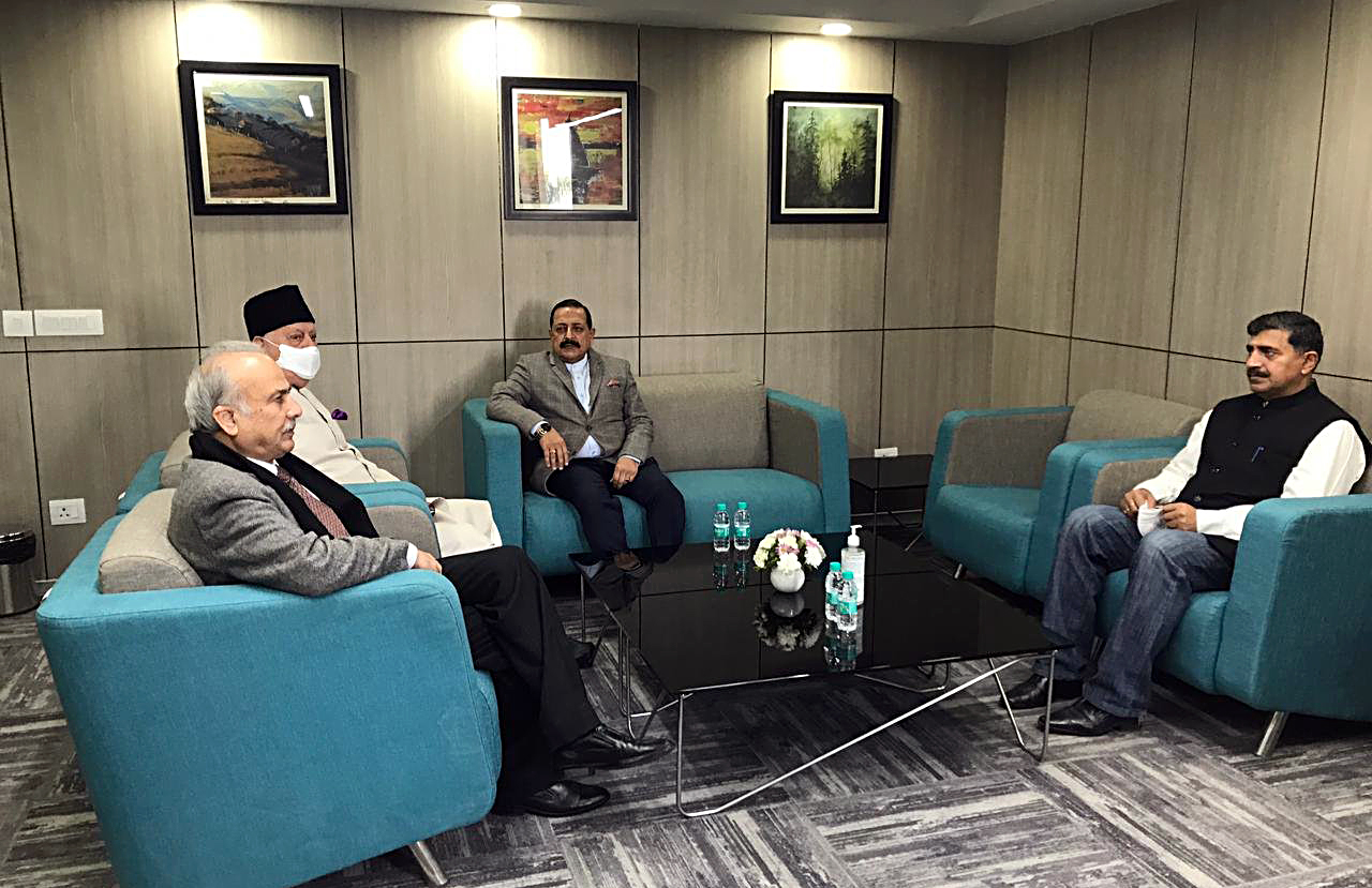 Dr.Jitendra Singh ahead of Delimitation Commission meeting