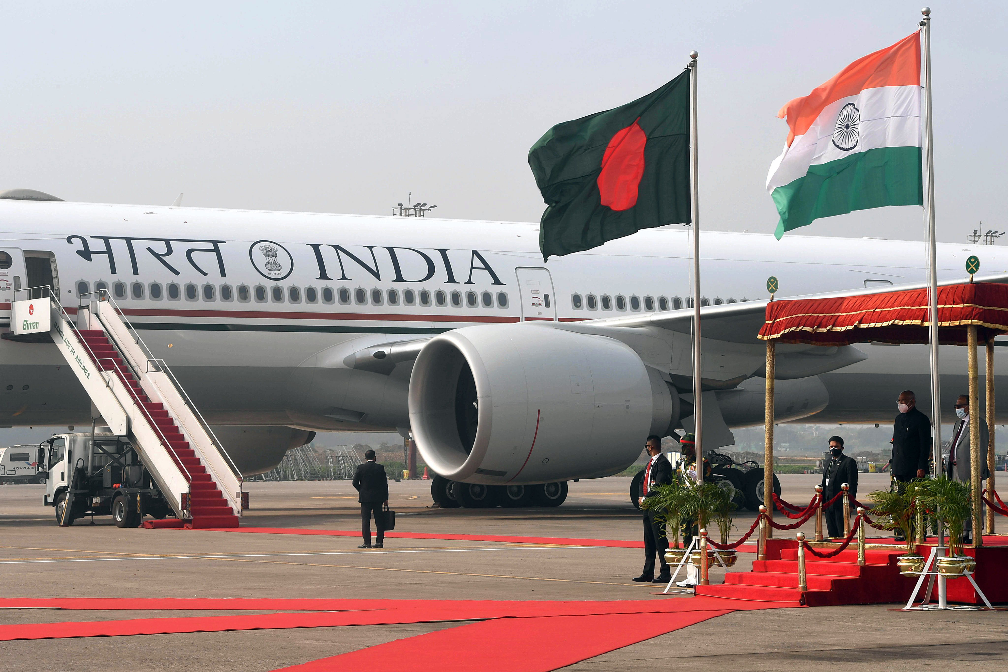 President Ram Nath Kovind arrives in Dhaka