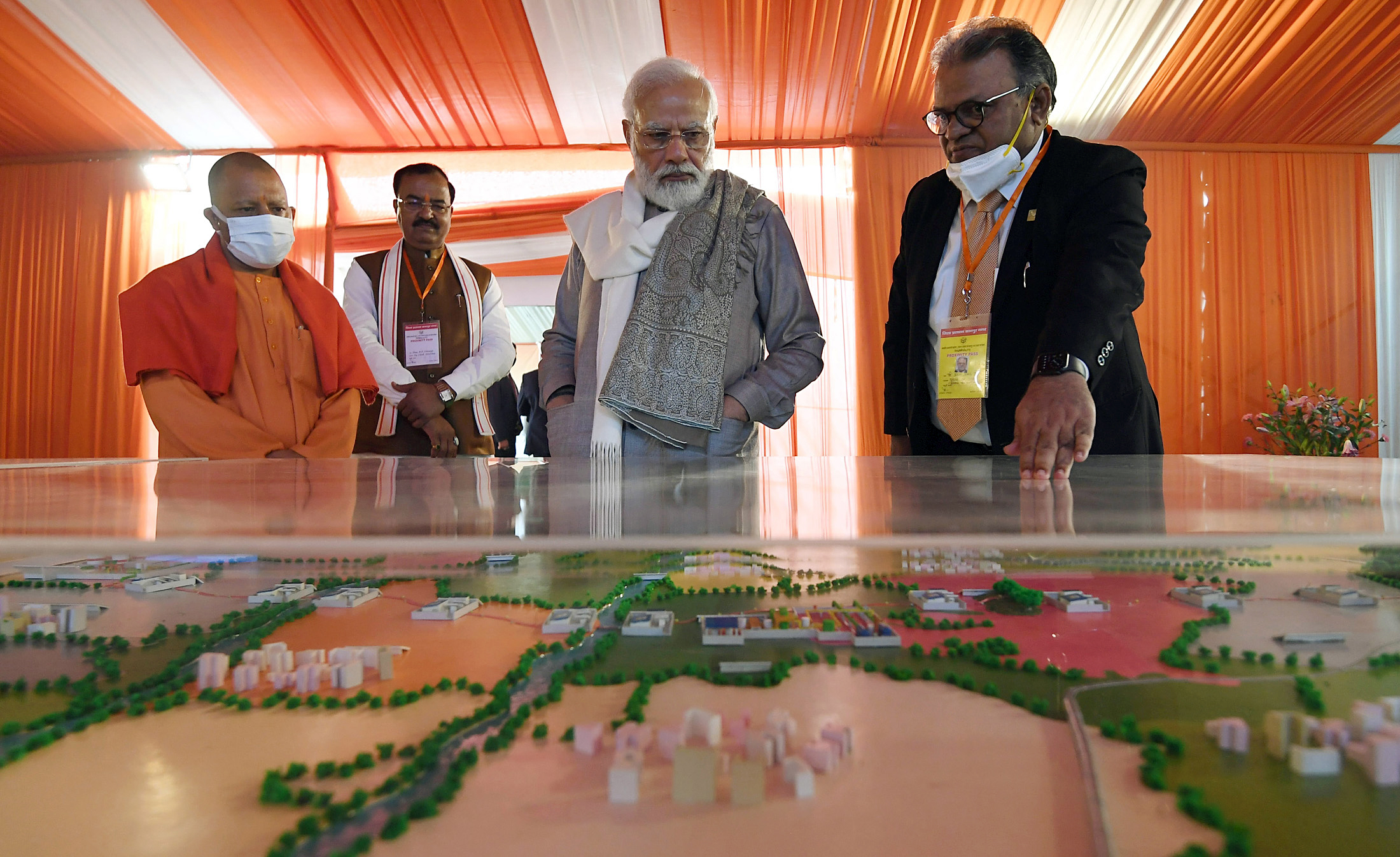 PM Narendra Modi at the inauguration of various developmental projects