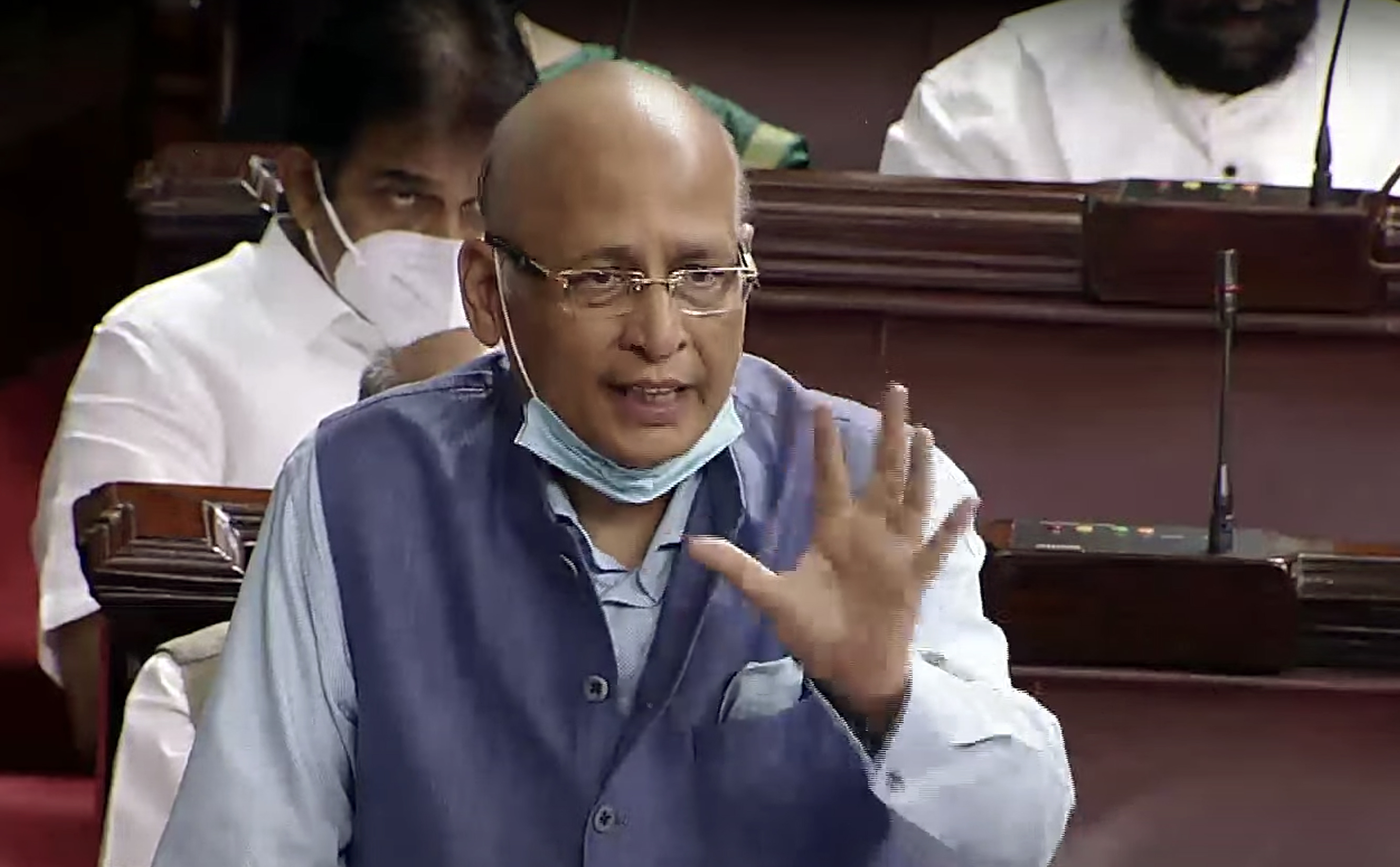 Congress MP Dr. Abhishek Singhvi speaks in Rajya Sabha