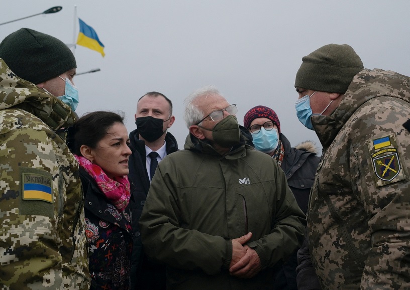 EU's foreign policy chief Josep Borrell visits Luhansk Region