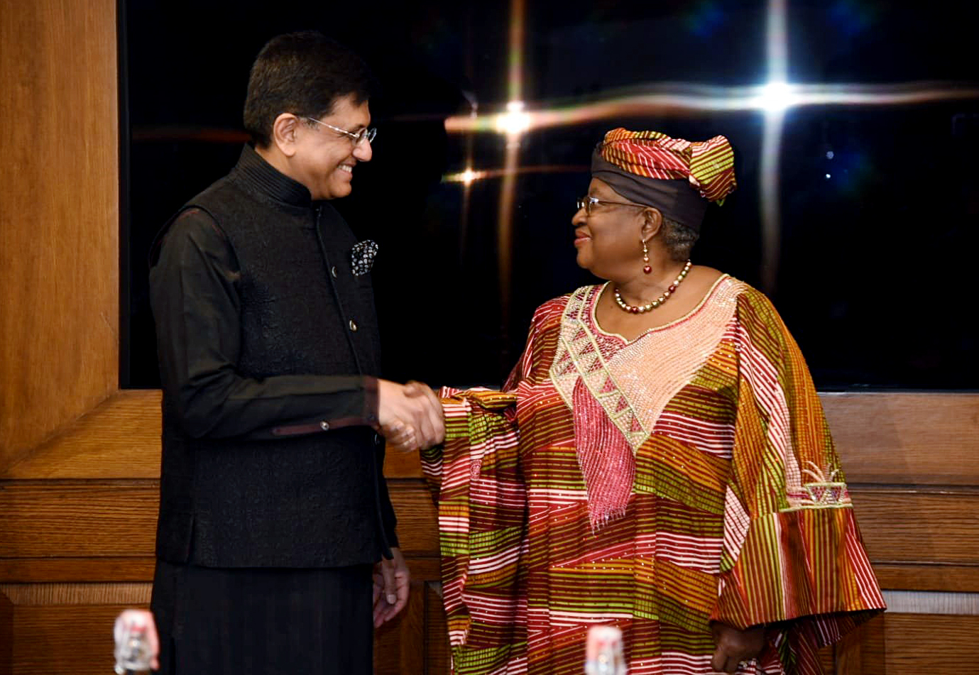 Union Minister Piyush Goyal meets Dr. Ngozi Okonjo-Iweala, Director-General, WTO