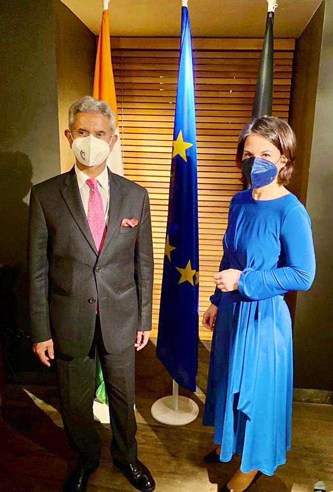 S Jaishankar meets Annalena Baerbock