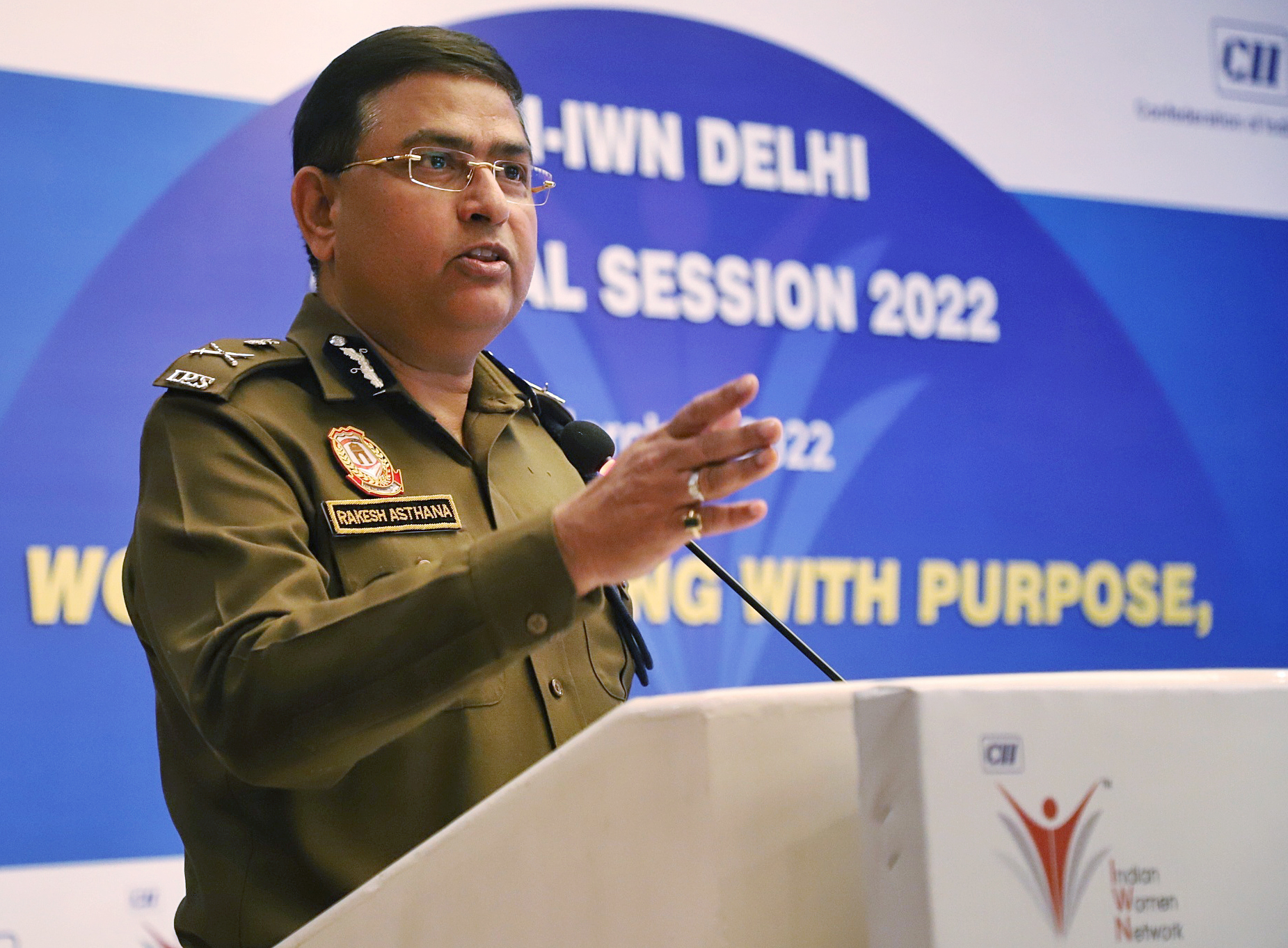 Rakesh Asthana addresses CII-IWN Delhi Annual Session 2022