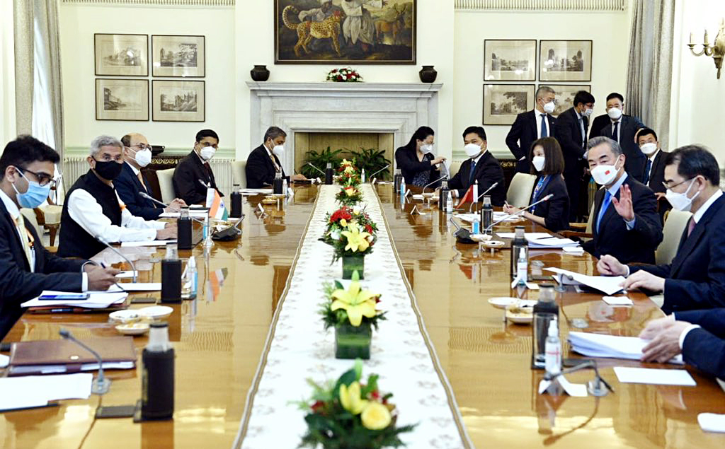 External Affairs Minister S Jaishankar holds a delegation-level talks,