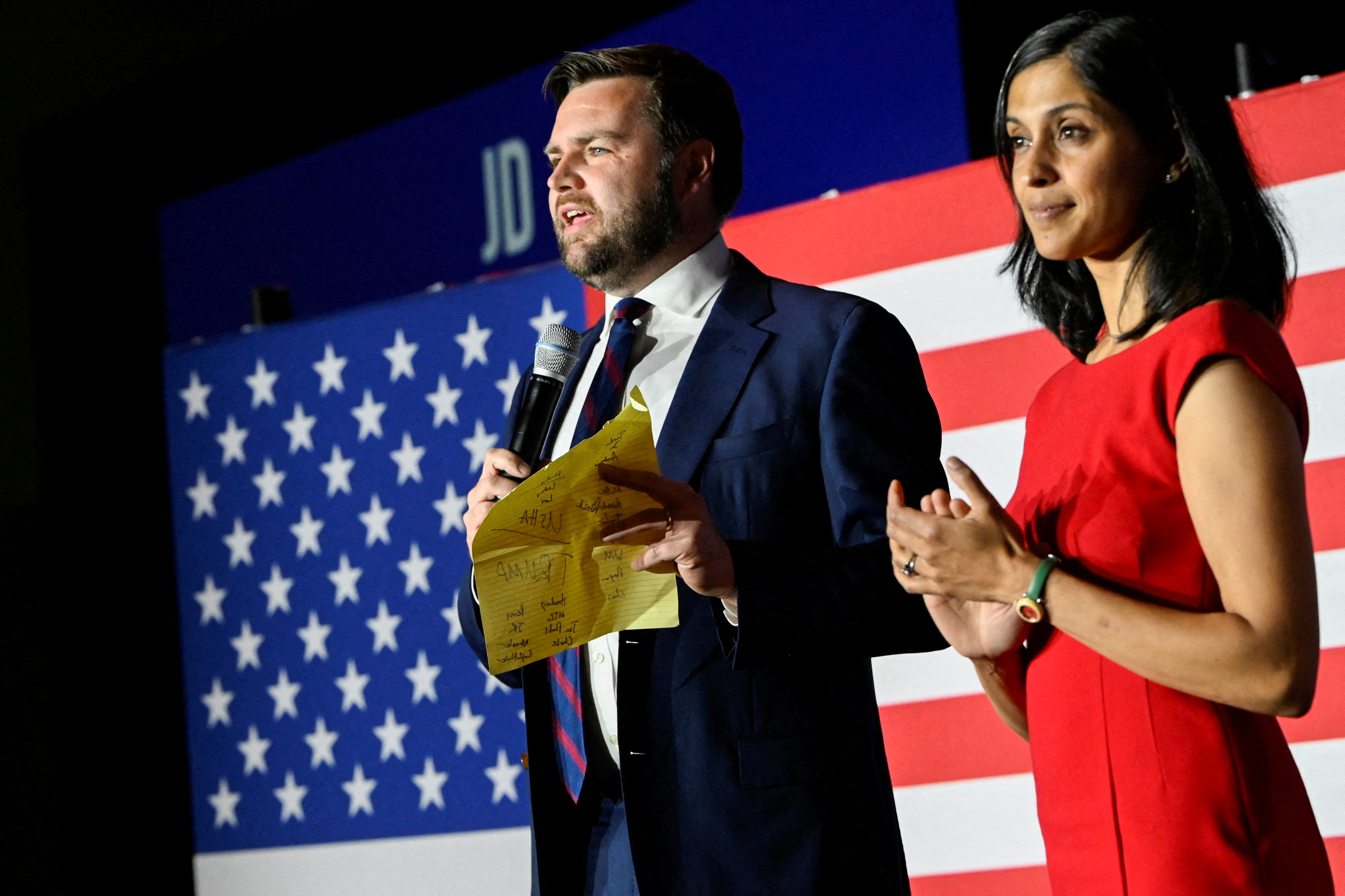 Republican U.S. senate candidate J.D. Vance watch party in Cincinatti