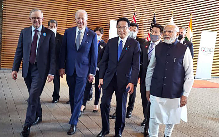 PM Narendra Modi at the Quad Summit
