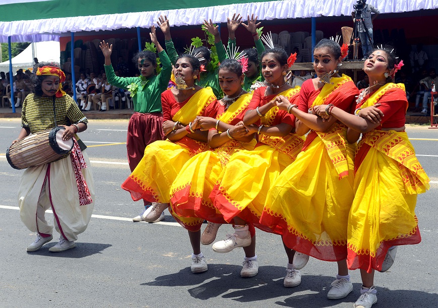 Full dress rehearsal for 76th Independence Day celebrations