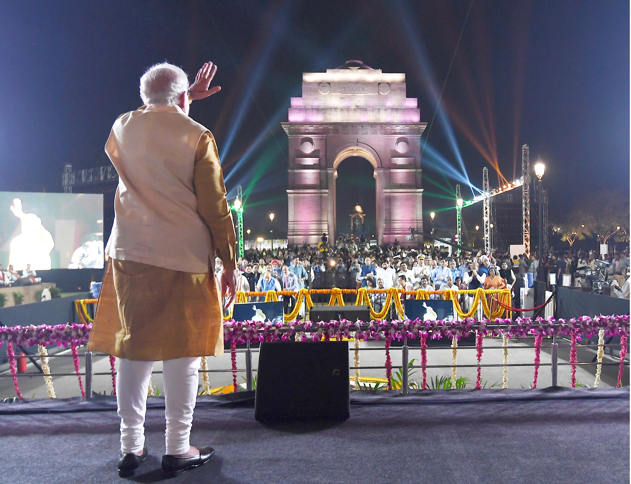 PM Narendra Modi at the inauguration of the ‘Kartavya Path’