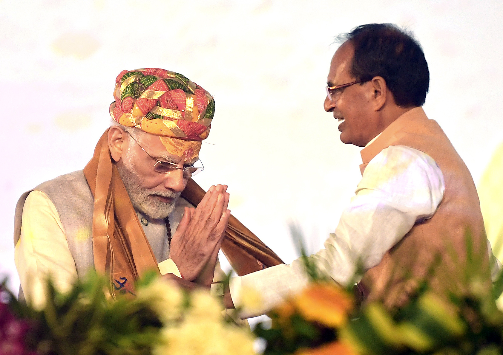 PM Narendra Modi during the dedication of the Phase I of the Mahakal Lok Project to the Nation