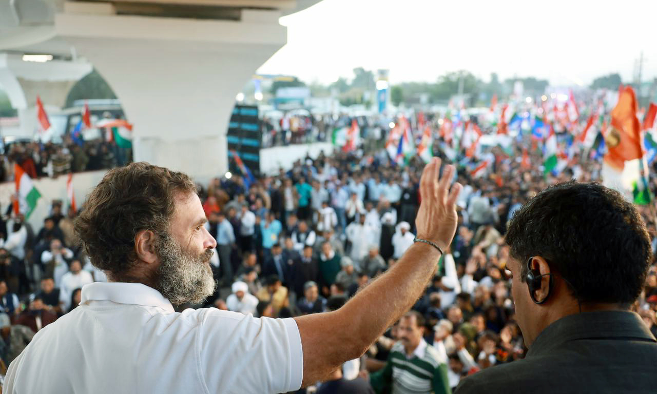 Congress leader Rahul Gandhi leads Bharat Jodo Yatra