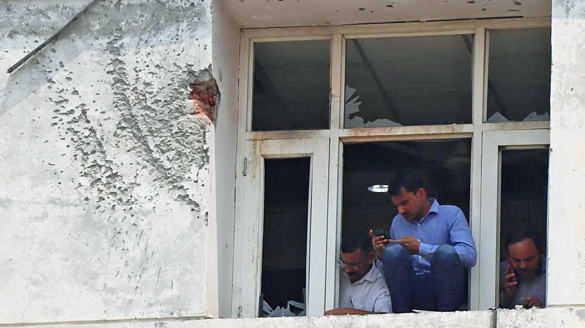 A low-intensity blast was hit at Sarhali Police Station