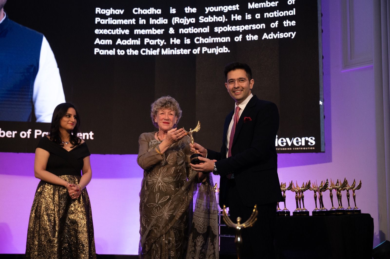 Raghav Chadha receives ‘India UK Outstanding Achievers Honour’in London