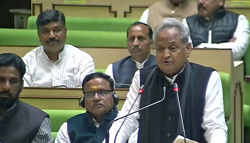 Ashok Gehlot presents State Budget 2023