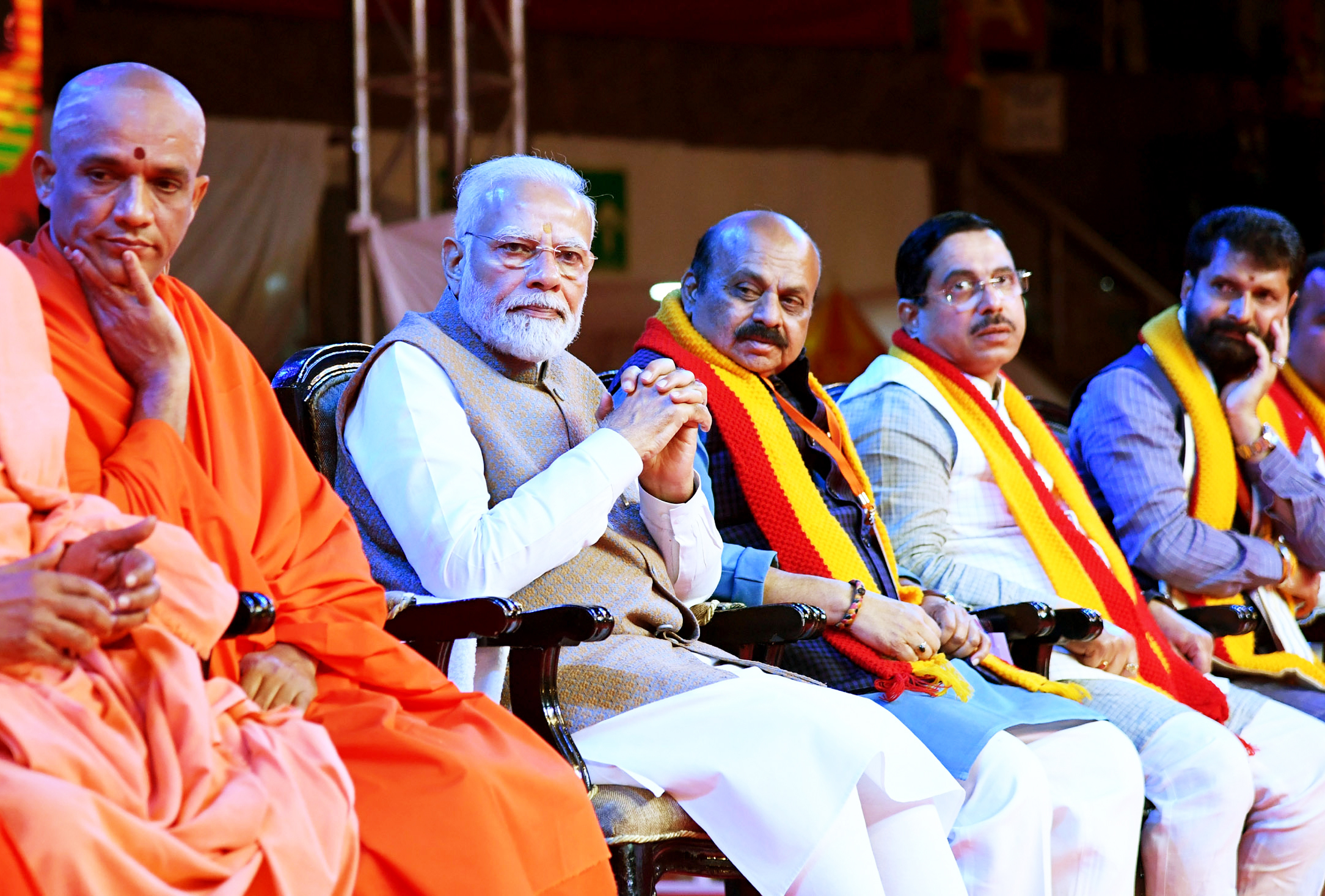 Narendra Modi at the inauguration of ‘Barisu Kannada Dim Dimava’, Amrit Mahotsav of Delhi-Karnataka Sangha
