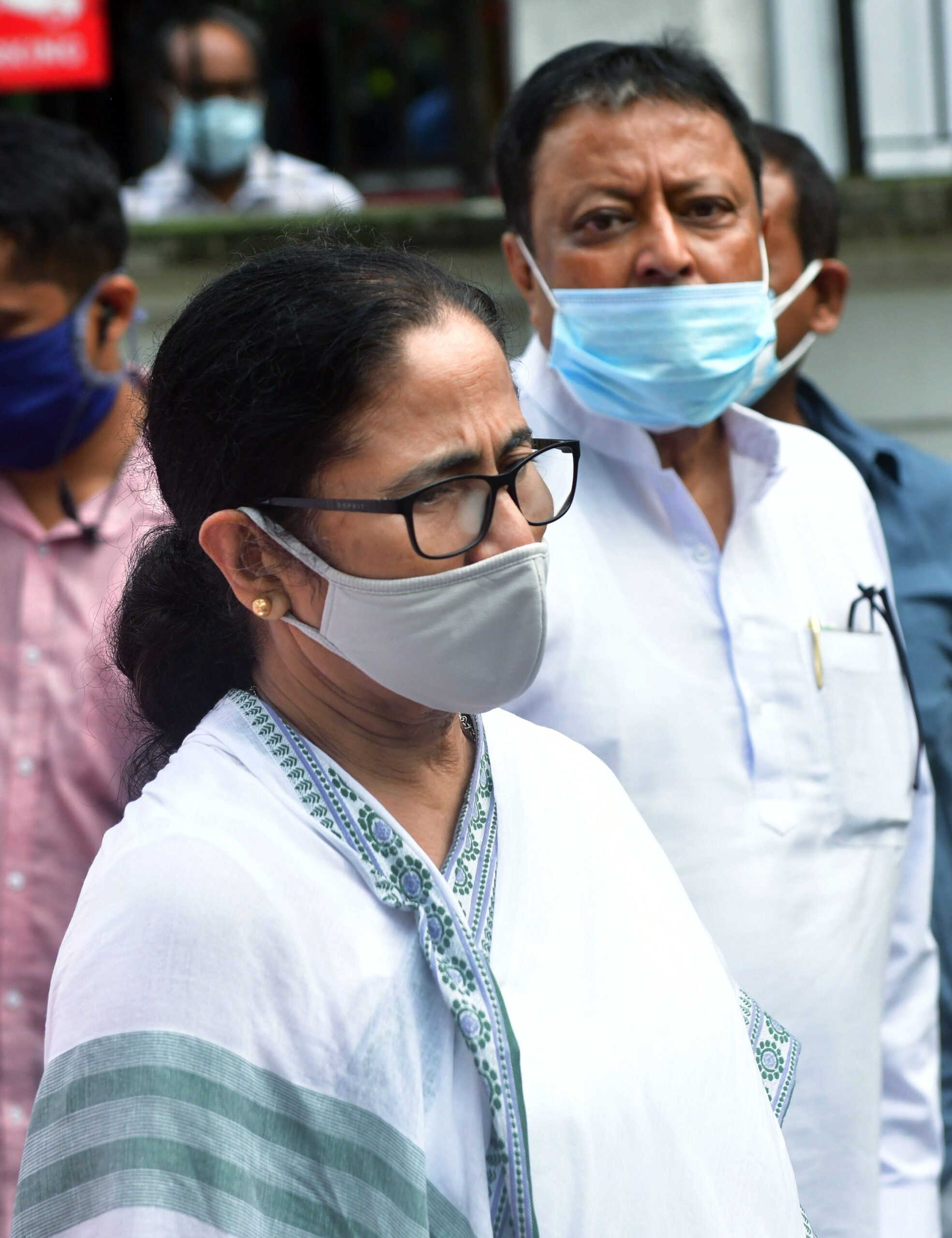West Bengal Chief Minister Mamata Banerjee meets TMC leader Mukul Roy