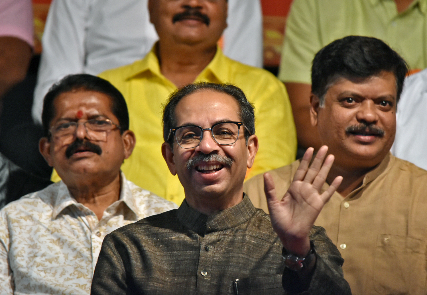 Uddhav Thackeray at the 55th annual general meeting of the Bharatiya Kamgar Sena