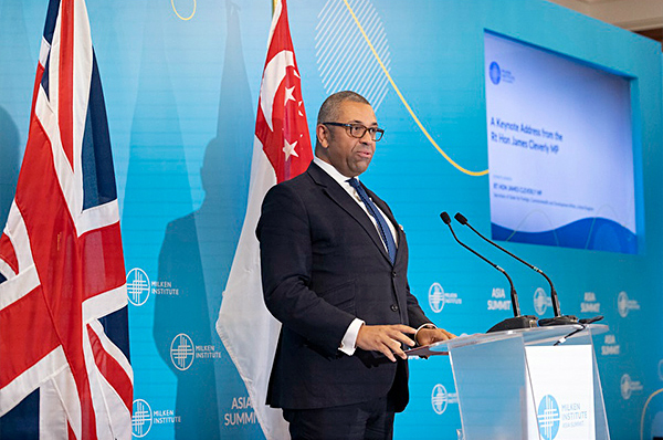 James Cleverly is set to launch a new exchange scheme for young British and Indian professionals