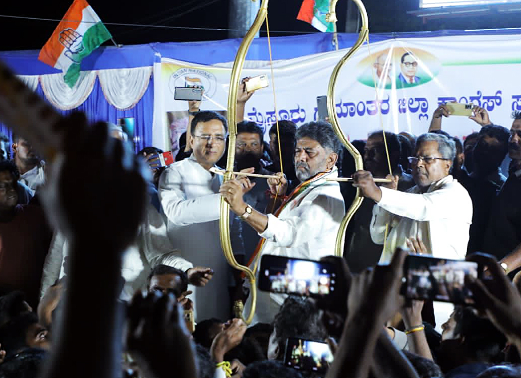 Congress' 'Bhrashtasura BJP Dahana'