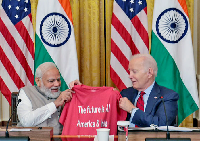 Joe Biden gifted a special T-Shirt to PM Narendra Modi with the PM's quote