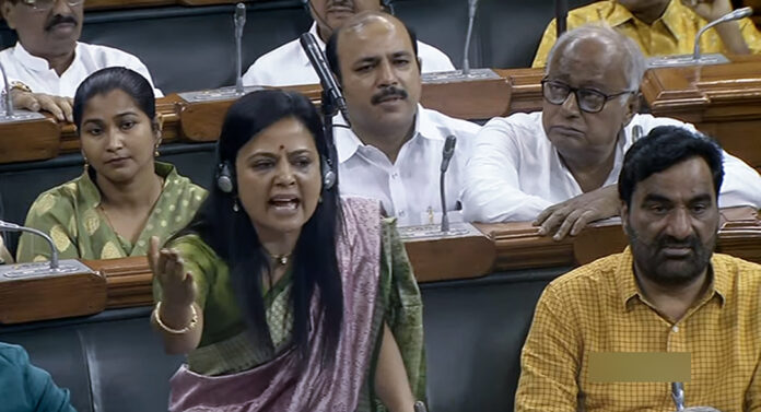 TMC MP Mahua Moitra speaks in Lok Sabha