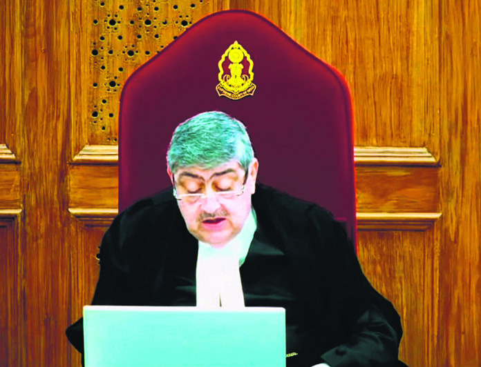 A five-judge Constitution bench pronounces the judgement on a batch of petitions challenging the abrogation of Article 370