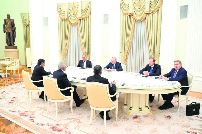 S. Jaishankar meets Russian President Vladimir Putin at the Kremlin