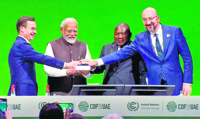 PM Narendra Modi launches the web portal of the Green Credits Programme