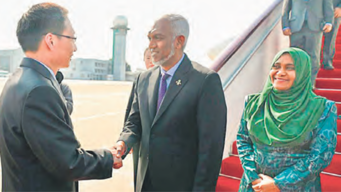 MALDIVES PRESIDENT MUIZZU