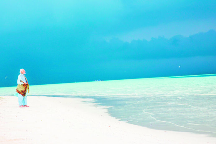 PM Narendra Modi takes a stroll at Bangaram Atoll