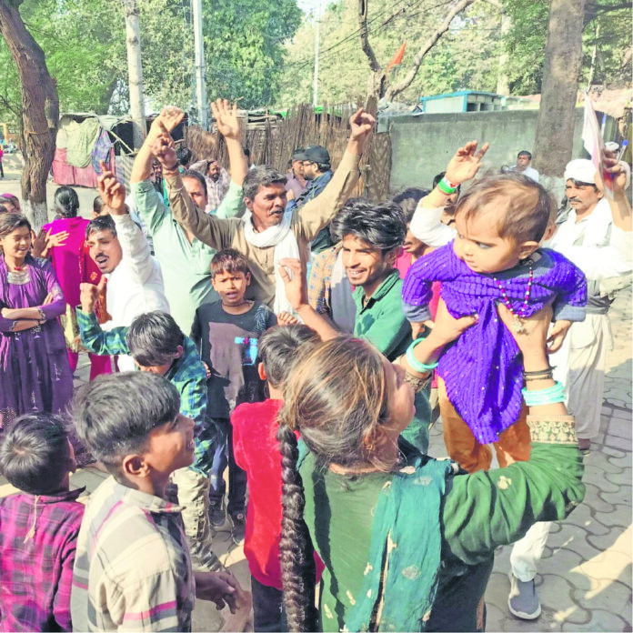 Several Hindu families are living in Delhi’s Majnu Ka Teela after migration from Pakistan several years ago. (A file photo)