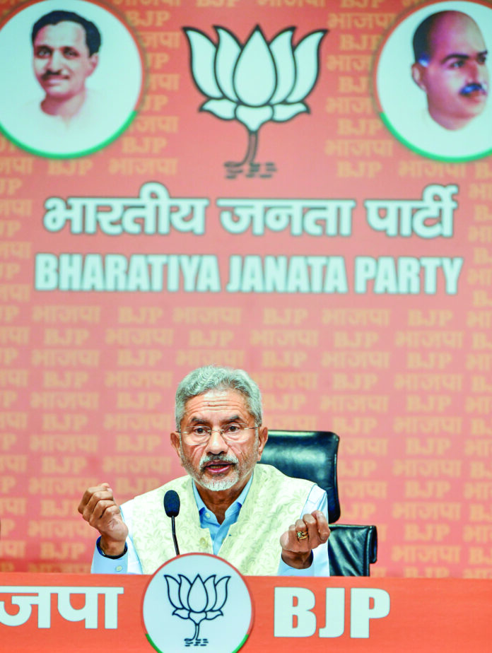 EAM S Jaishankar addresses a press conference